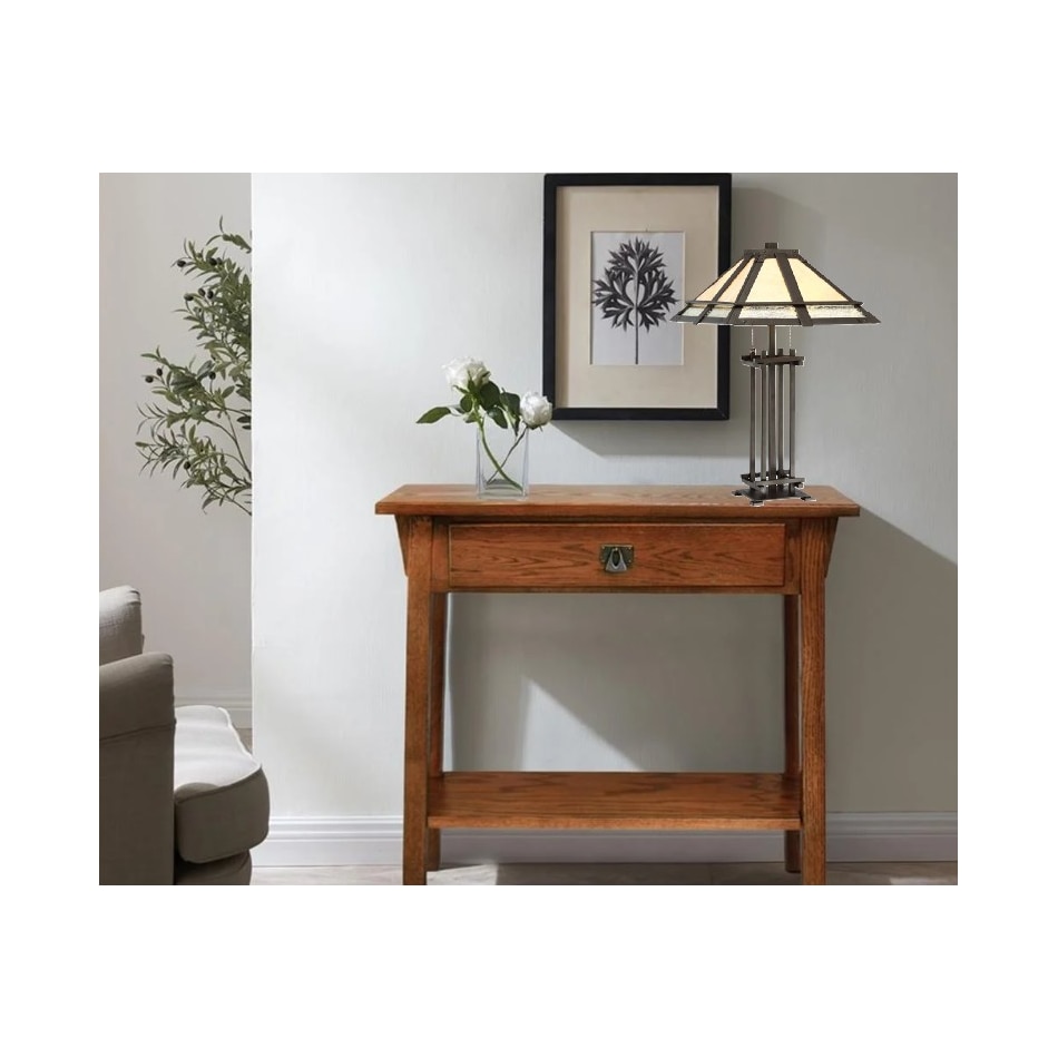 lite bronze table lamp   