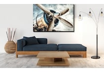 lite brown arc lamp pkg  