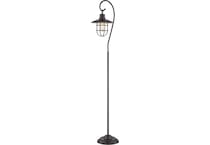 lite brown floor lamp   