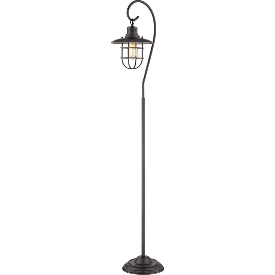 lite brown floor lamp   