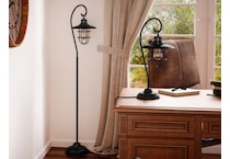 lite brown floor lamp   