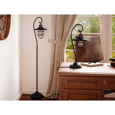 Bronze Lanterna II Floor Lamp 58.5"H with Bulb