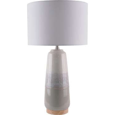 Pastel Ceramic Table Lamp 28.5"H