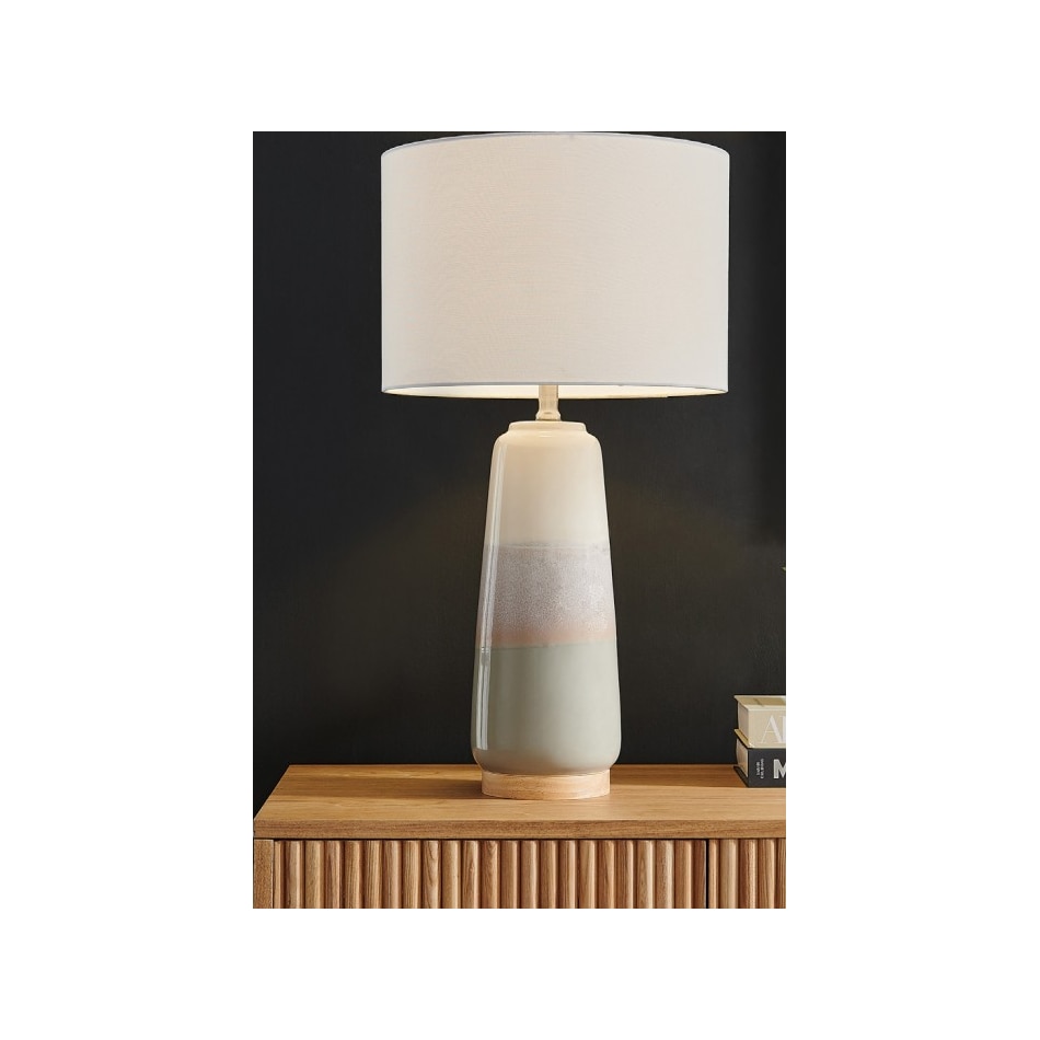 lite cream table lamp   