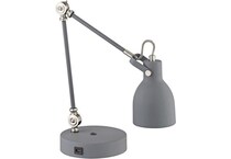 lite grey desk lamp   