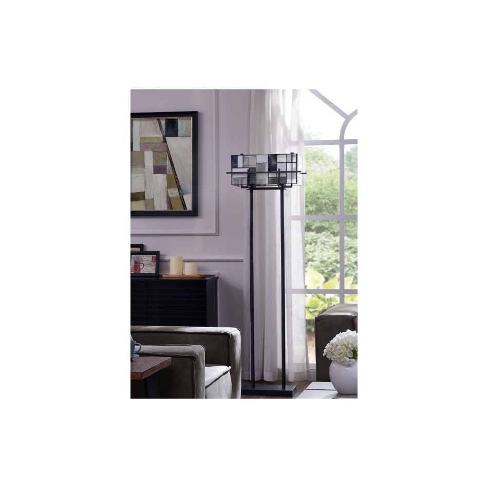 lite grey floor lamp   