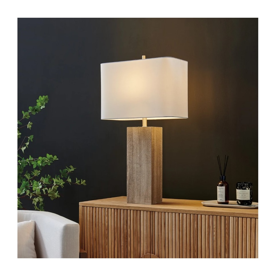 lite grey table lamp   