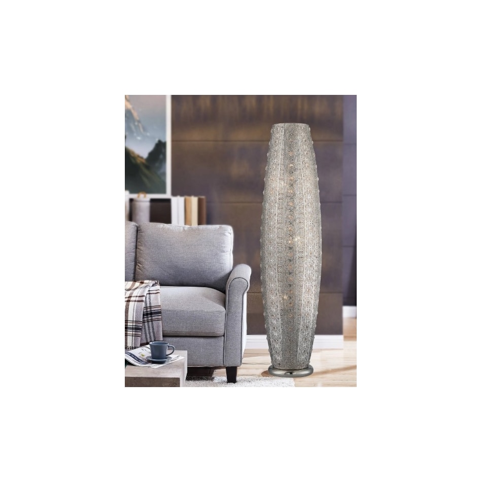 lite silver floor lamp   