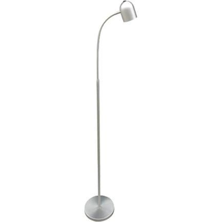 Brushed Nickel LED Floor Lamp 51"H