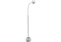lite silver floor lamp   