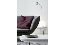 lite silver floor lamp   