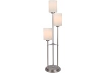 lite silver table lamp   