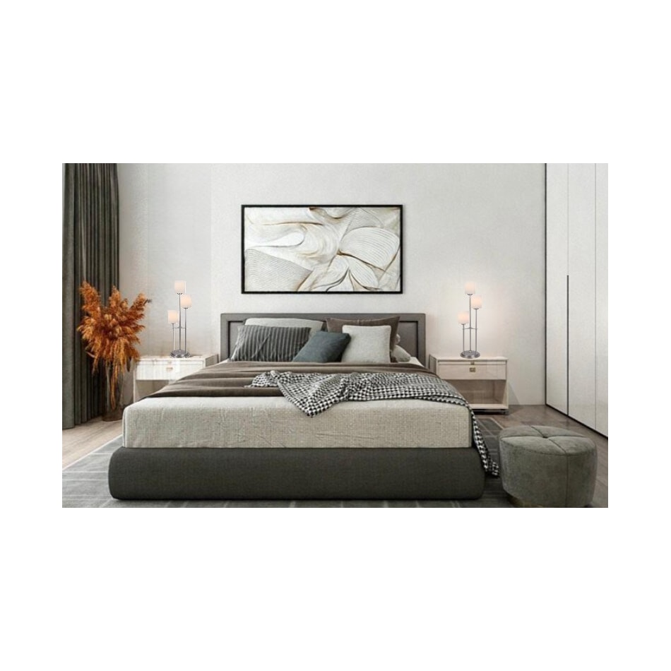 lite silver table lamp   