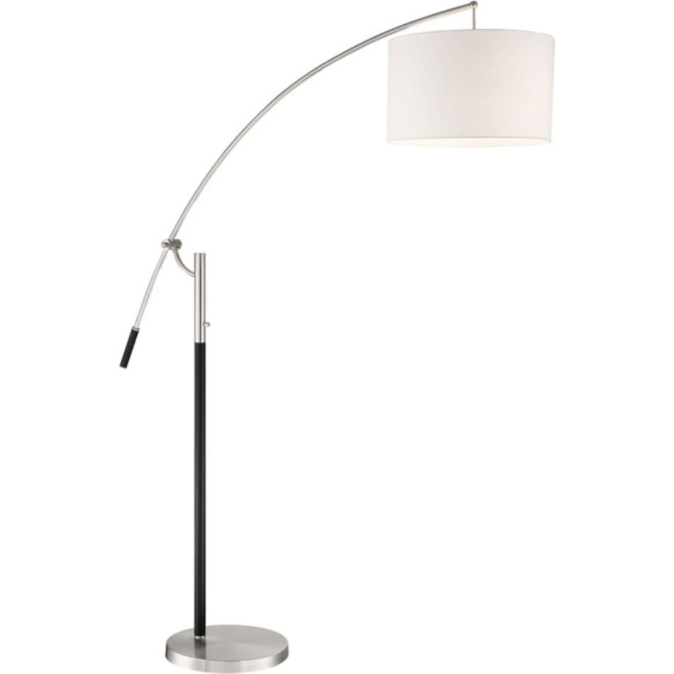 lite white arc lamp   