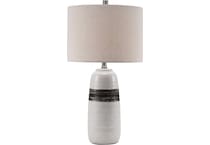 lite white table lamp   