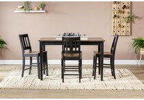 lj gascho furniture co inch counter height rectangle lifestyle image   