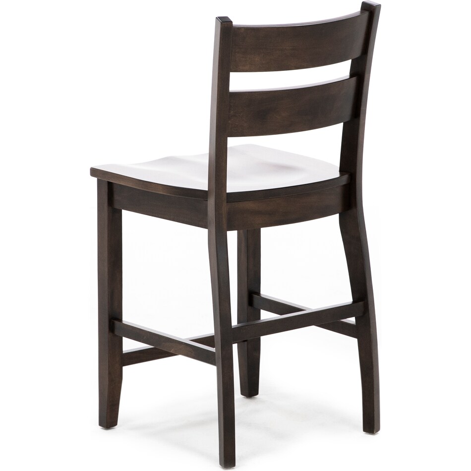 lj gascho furniture co brown  inch counter seat height stool   