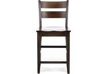 lj gascho furniture co brown  inch counter seat height stool   