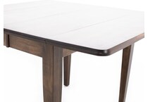 lj gascho furniture co brown inch standard height rectangle pa  