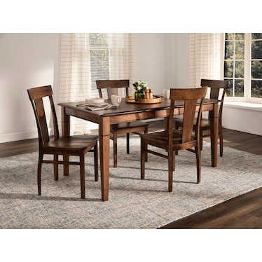 Anniversary II 48-60" Standard Height Table in Walnut