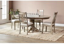 lj gascho furniture co brown inch standard height round oval lifestyle image   