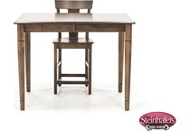 lj gascho furniture co brown inch counter height rectangle  image pwc  