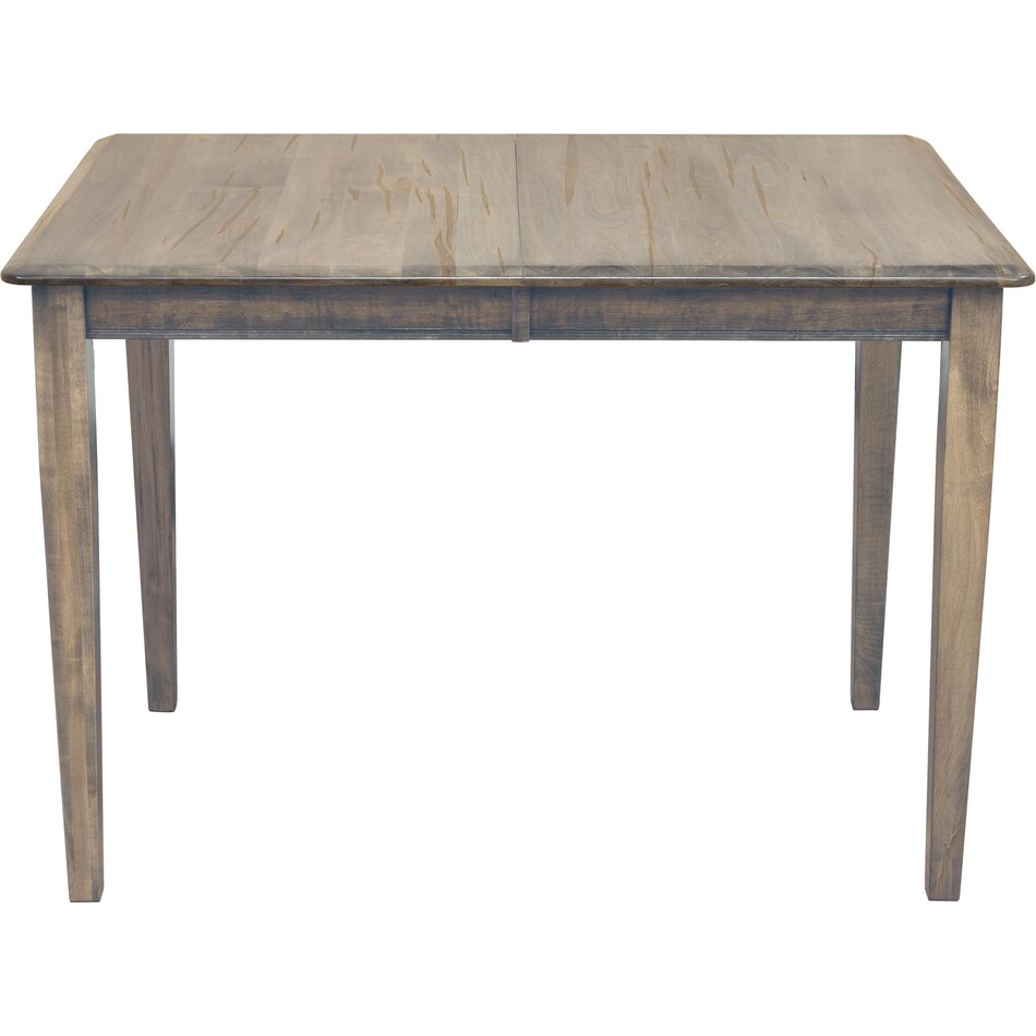 lj gascho furniture co brown inch counter height rectangle   