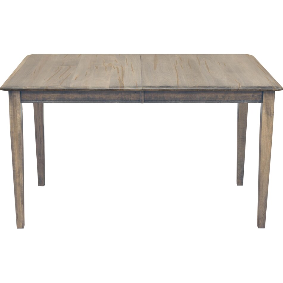 lj gascho furniture co brown inch counter height rectangle   