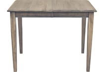 lj gascho furniture co brown inch counter height rectangle   
