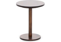 lj gascho furniture co brown chairside table rds  