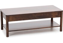 lj gascho furniture co brown cocktail table rds  