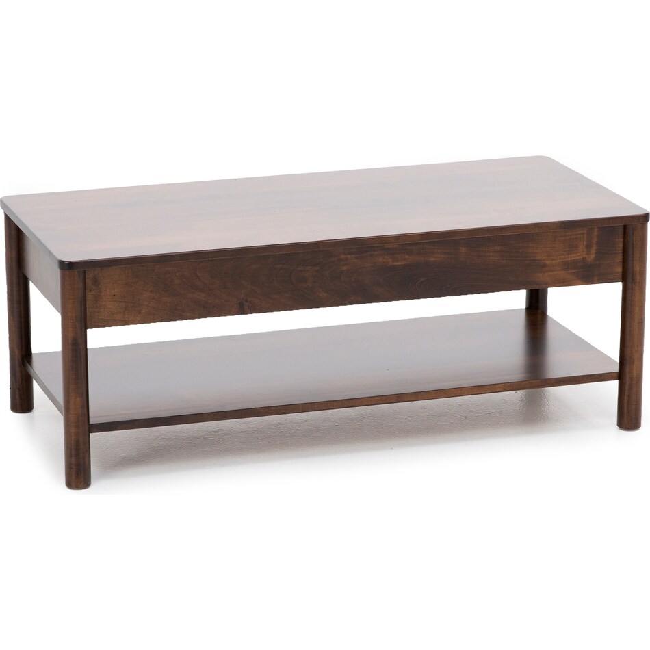 lj gascho furniture co brown cocktail table rds  