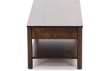 lj gascho furniture co brown cocktail table rds  