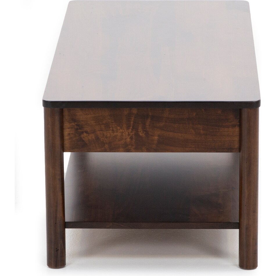 lj gascho furniture co brown cocktail table rds  