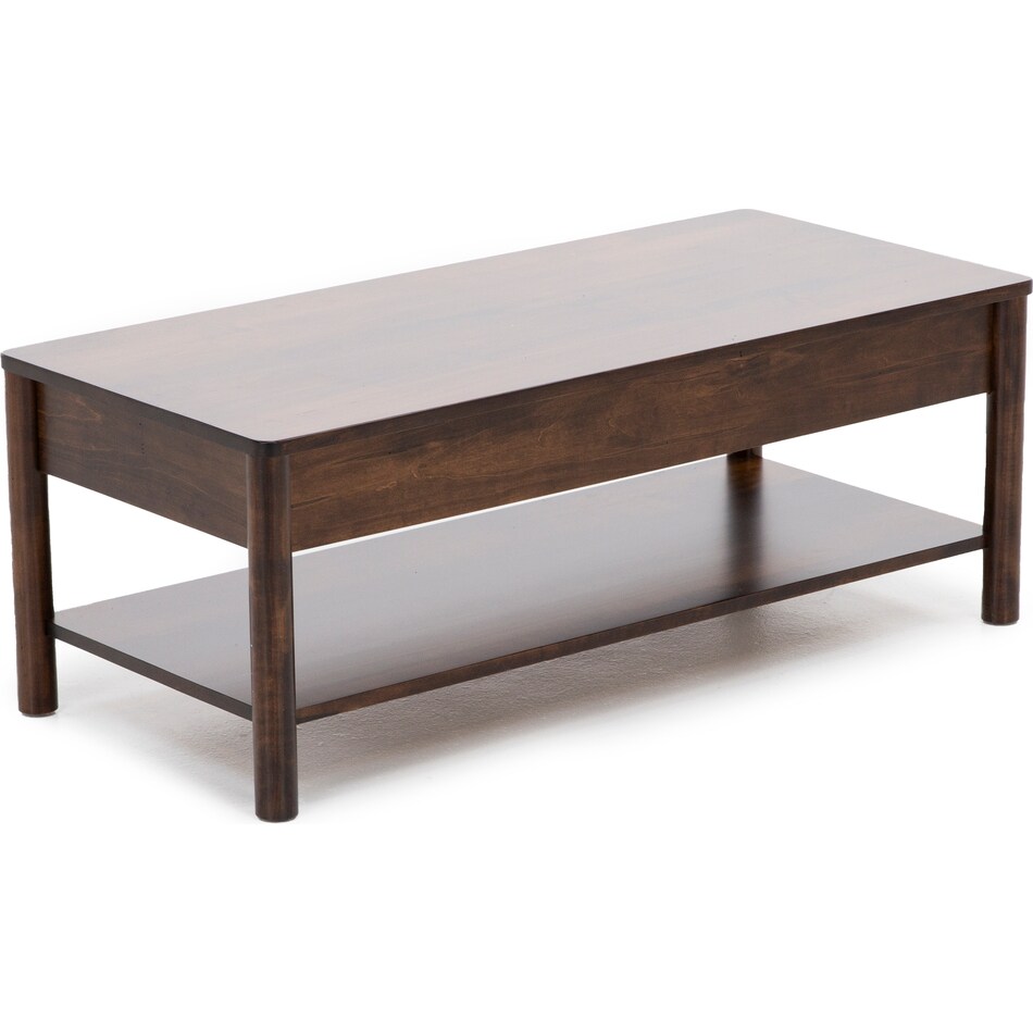 lj gascho furniture co brown cocktail table rds  