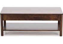 lj gascho furniture co brown cocktail table rds  