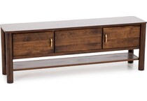 lj gascho furniture co brown console rds  