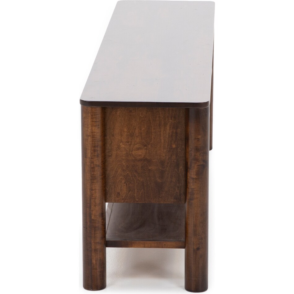 lj gascho furniture co brown console rds  