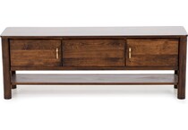 lj gascho furniture co brown console rds  
