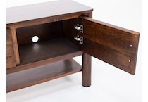 lj gascho furniture co brown console rds  
