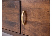 lj gascho furniture co brown console rds  