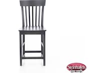 lj gascho furniture co grey  inch counter seat height stool  image   