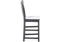 lj gascho furniture co grey  inch counter seat height stool   