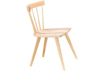 lj gascho furniture co natural m  inch standard seat height side chair   