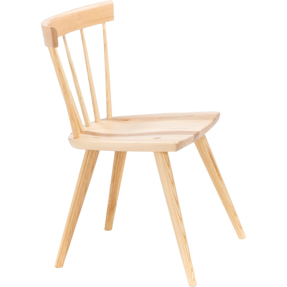 lj gascho furniture co natural m  inch standard seat height side chair   