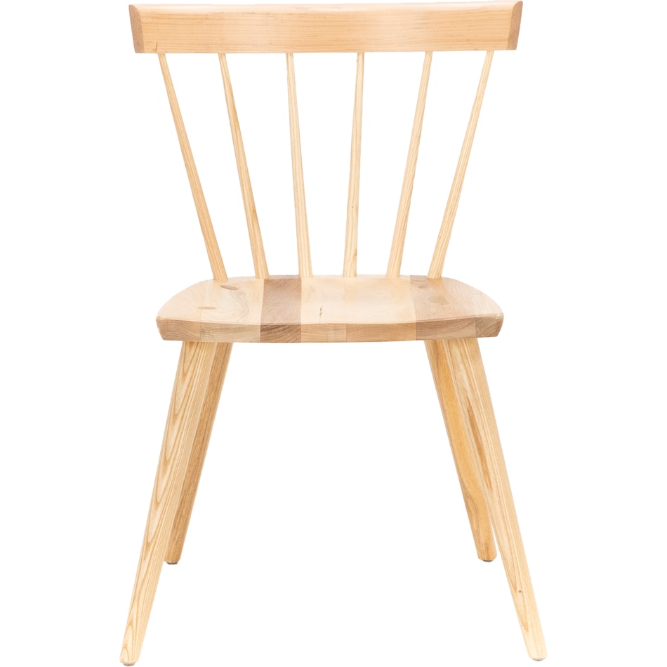 lj gascho furniture co natural m  inch standard seat height side chair   