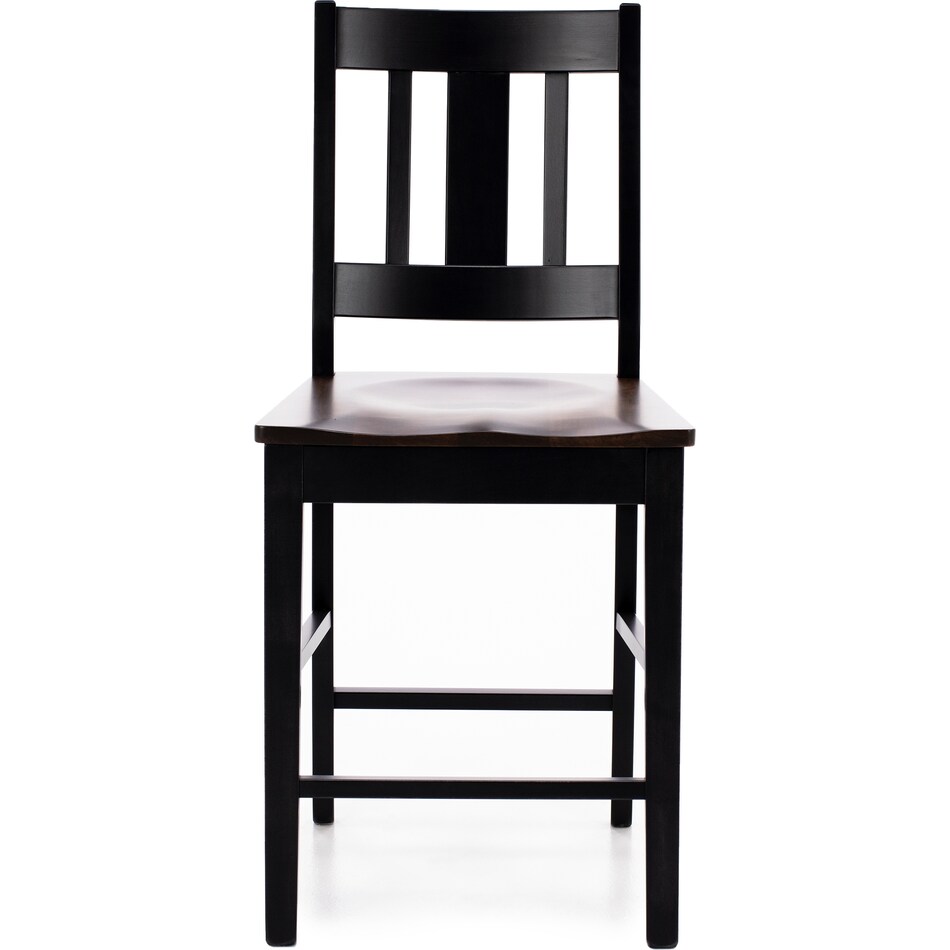 lj gascho furniture co walnut onyx  inch counter seat height stool   
