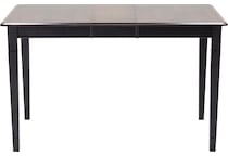 lj gascho furniture co walnut onyx inch counter height rectangle   