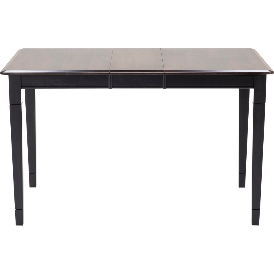 lj gascho furniture co walnut onyx inch counter height rectangle   
