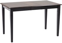 lj gascho furniture co walnut onyx inch counter height rectangle   